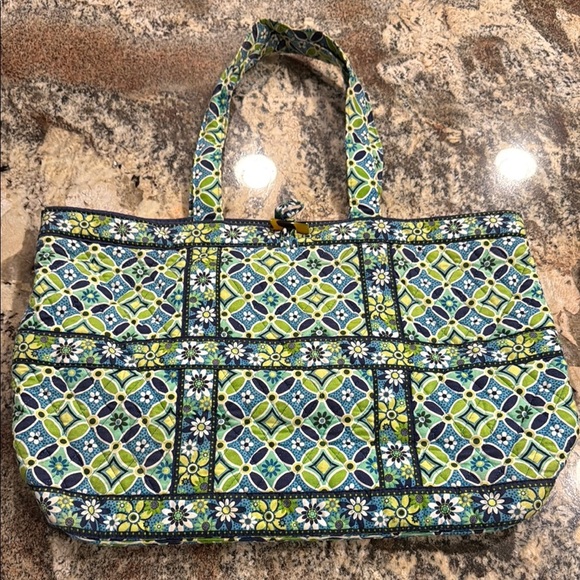 VERA BRADLEY TIC TAC TOTE Handbag Daisy Daisy - Picture 1 of 4